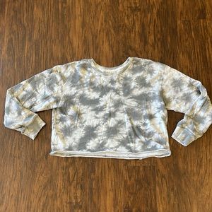 Southern Spirits Crop Tie Dye Crewneck